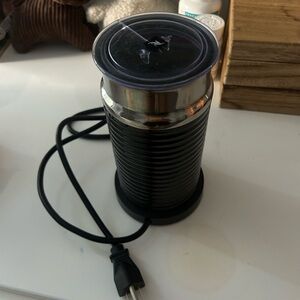 Nespresso Black and Silver Milk Frother